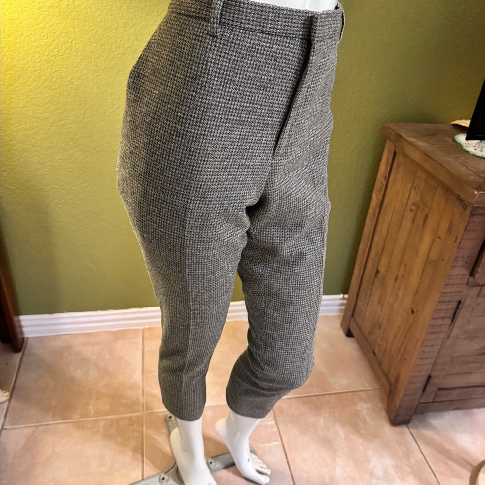 Women's Gray Checkered Pants